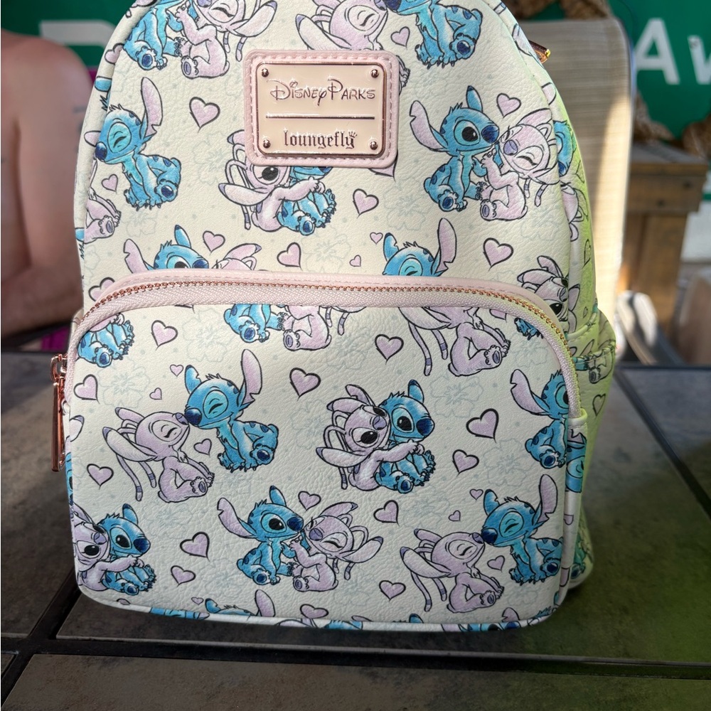 Disney Loungefly Blue and Pink Lilo and Stitch